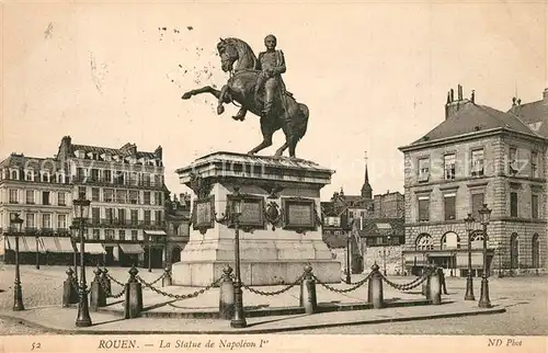 Rouen La Statue de Napoleon I Rouen