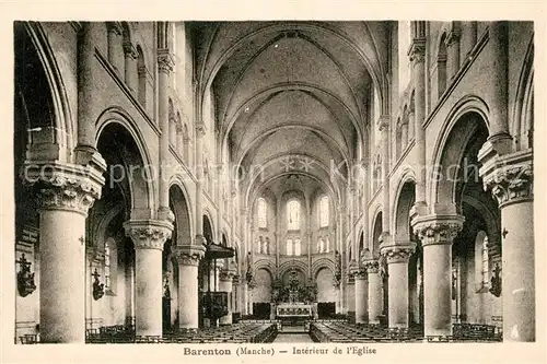 Barenton Interieur de l Eglise Barenton