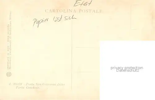 Rodi_Garganico Porta San Giovanni detta Porta Coschino Rodi Garganico