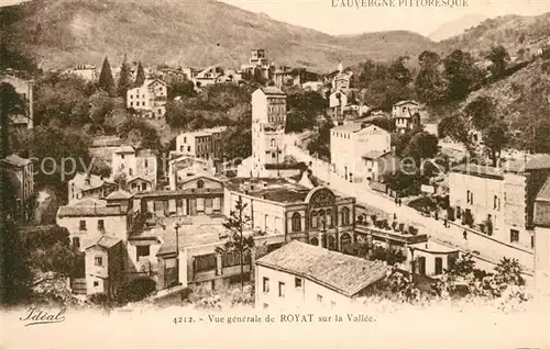 Royat_Puy_de_Dome Vue generale sur la vallee Royat_Puy_de_Dome