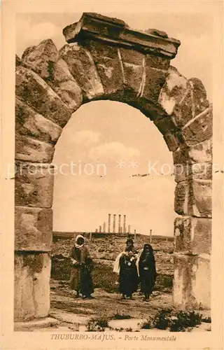 Thuburbo_Majus Porte Monumentale Ruinenstaette antike Staette 