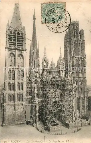 Rouen Cathedrale facade Rouen