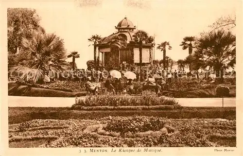 Menton_Alpes_Maritimes Kiosque de Musique Menton_Alpes_Maritimes