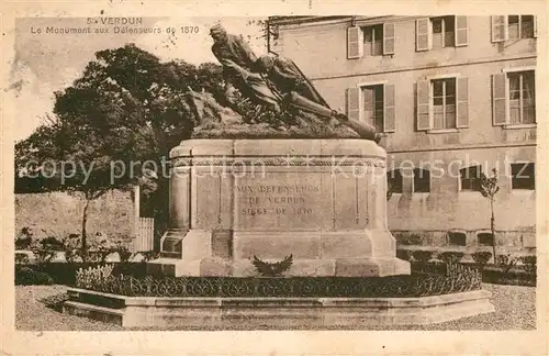 Verdun_Meuse Monument aux Defenseurs de 1870 Kriegerdenkmal Verdun Meuse