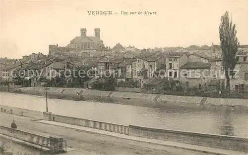 Verdun_Meuse Vue sur la Meuse Verdun Meuse