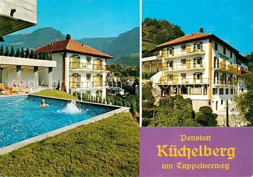 Meran_Merano Pension Kuechelberg Restaurant Cafe Swimming Pool Meran Merano