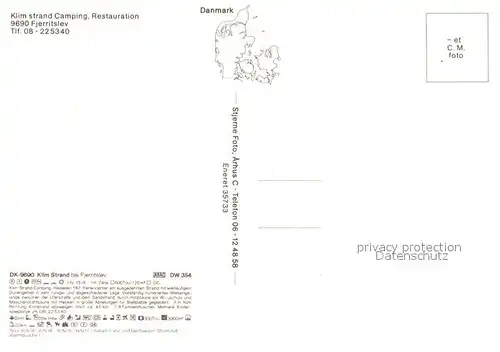 Fjerritslev Klim strand Camping Fliegeraufnahme Fjerritslev