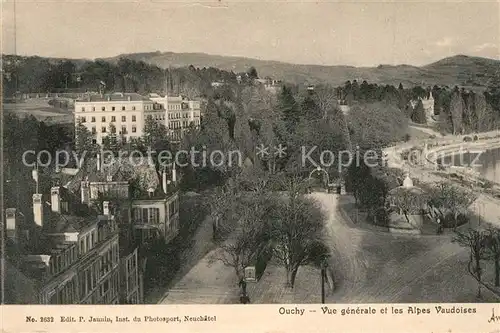 Ouchy Vue generale et les Alpes Vaudoises Ouchy