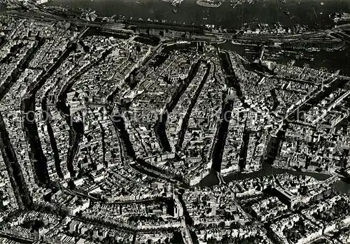 Amsterdam_Niederlande Centrum Fliegeraufnahme Amsterdam_Niederlande