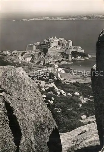 Calvi vu des falaises de Recisa Calvi