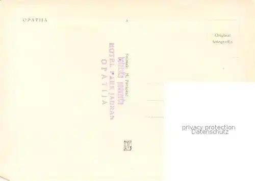 Opatija_Istrien Promenade Opatija_Istrien