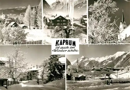 Kaprun Winterimpressionen Alpen Kaprun
