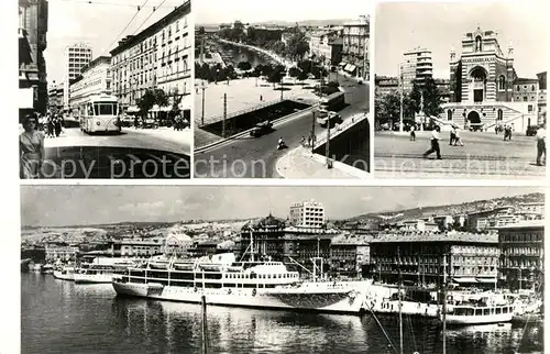 Rijeka_Fiume Teilansichten Innenstadt Hafen Faehre Rijeka Fiume
