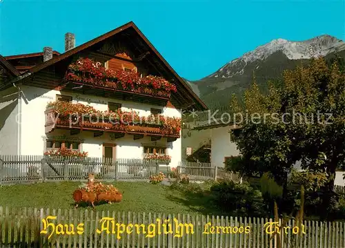 Lermoos_Tirol Gaestehaus Pension Haus Alpengluehn Alpen Lermoos Tirol