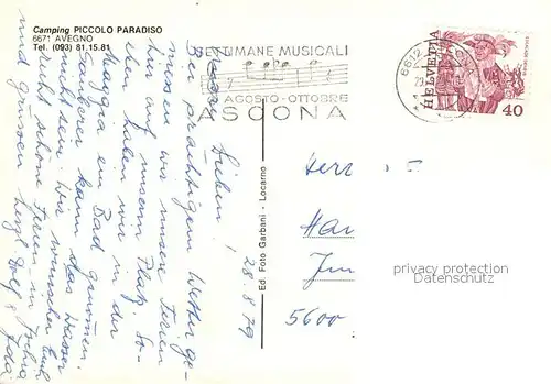 Avegno Camping Piccolo Paradiso Swimming Pool Partie am Fluss Avegno