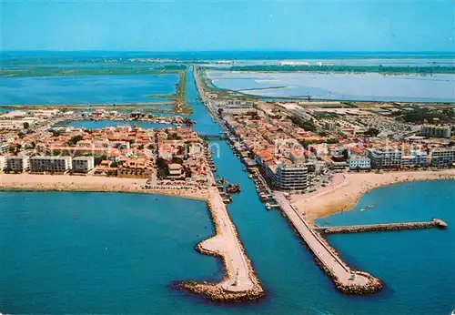 Le_Grau du Roi_Gard Embouchure du canal d Aigues Mortes vue aerienne Le_Grau du Roi_Gard
