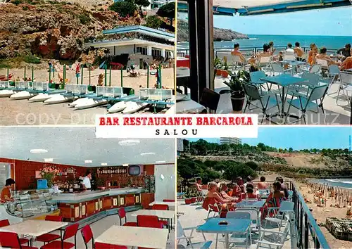 Salou Bar Restaurante Barcarola Playa Capellans Salou