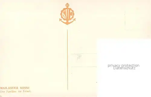 Milano Messe Pavillon f?r Friaul Milano