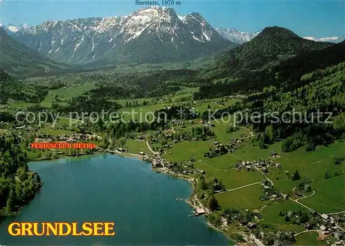 Grundlsee_Steiermark Ferienclub Metro Sarstein Dachsteingebirge Fliegeraufnahme Grundlsee_Steiermark