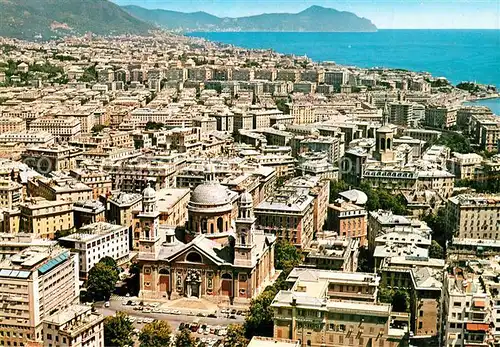 Genova_Genua_Liguria Basilica Maria Assunta e panorama parziale della citta Genova_Genua_Liguria