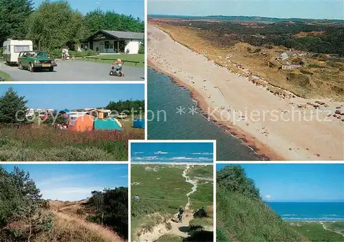 Fjerritslev Svinklov Camping Landschaftspanorama Strand Fliegeraufnahme Fjerritslev