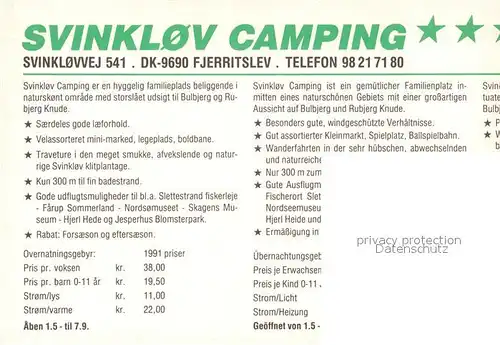 Fjerritslev Svinklov Camping Fliegeraufnahme Fjerritslev