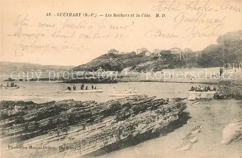 Guethary Les Rochers et la Cote Guethary