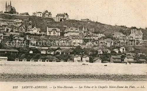 Sainte Adresse Le Nice Havrais Les Villas et la Chapelle Notre Dame des Flets Sainte Adresse