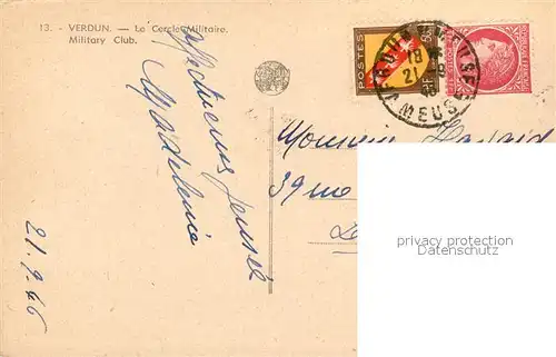 Verdun_Meuse Le Cercle Militaire Verdun Meuse