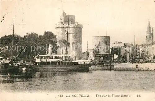 La_Rochelle_Charente Maritime Vue sur le Vieux Bassin La_Rochelle