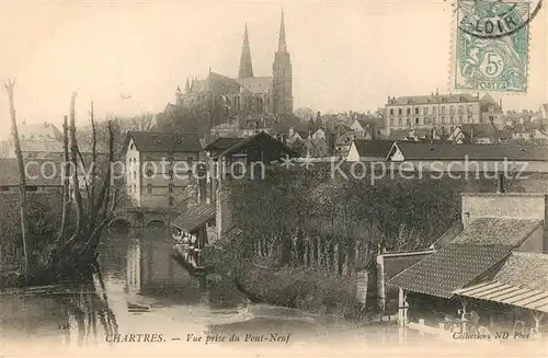 Chartres_Eure_et_Loir Vue prise du Pont Neuf Chartres_Eure_et_Loir