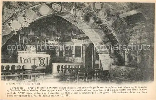 Tarascon_Bouches du Rhone Crypte de Sainte Marthe Tarascon Bouches du Rhone