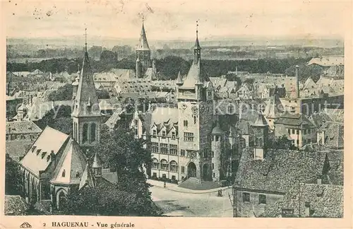 Haguenau_Bas_Rhin Vue generale Haguenau_Bas_Rhin