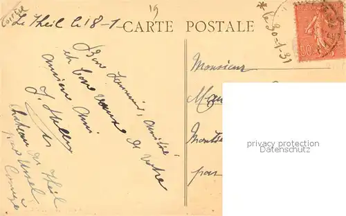 Correze Chateau du Theil pres Ussel Correze