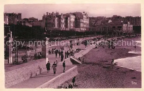 Biarritz_Pyrenees_Atlantiques Ensemble de la Grande Plage Biarritz_Pyrenees