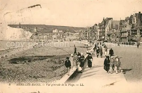 Mers les Bains Vue generale de la Plage Mers les Bains