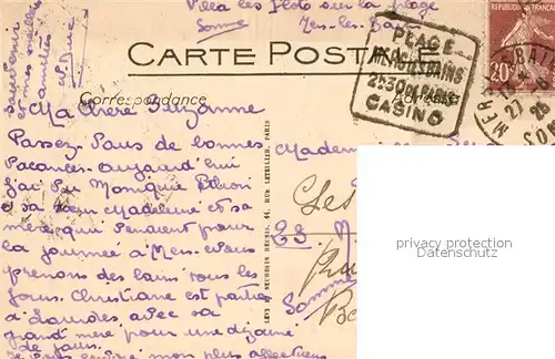 Mers les Bains Vue generale de la Plage Mers les Bains