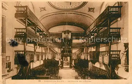 Cambo les Bains Interieur de l Eglise Cambo les Bains