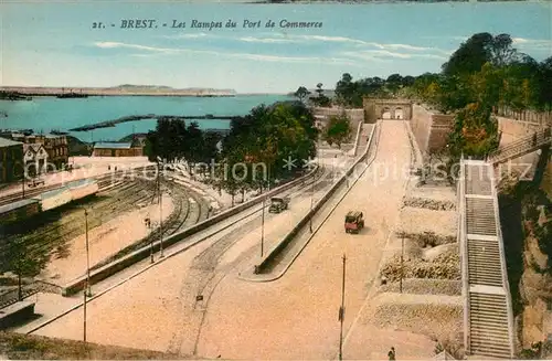 Brest_Finistere Les Rampes du Port de Commerce Brest_Finistere