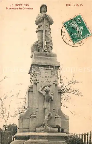 Poitiers_Vienne Monument des Coloniaux Poitiers Vienne