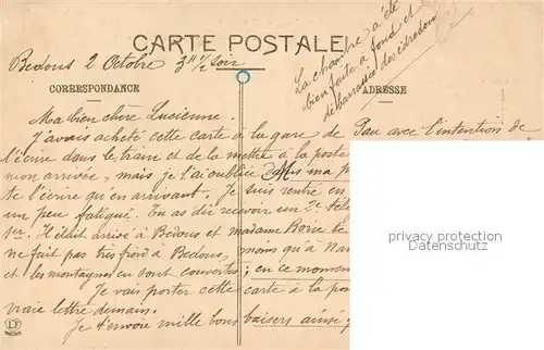 Pau Les Basses Pyrenees Vue generale du Quartier de la Basse Ville Pau