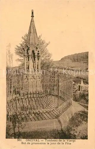 Orcival Tombeau de la Vierge  Orcival