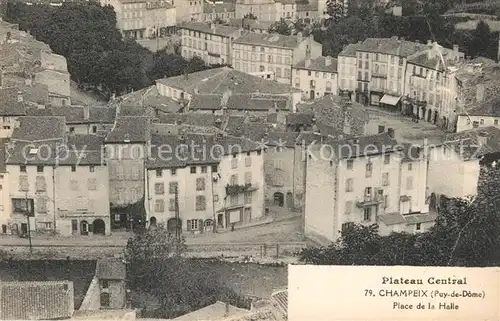 Champeix Place de la Halle Champeix