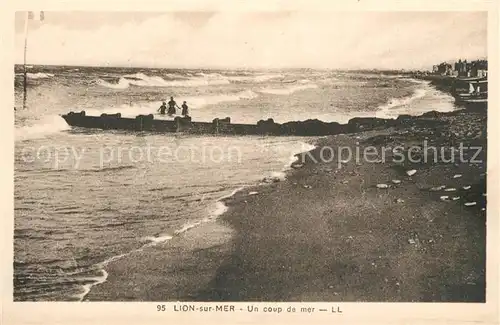 Lion sur Mer Un coup de mer Lion sur Mer