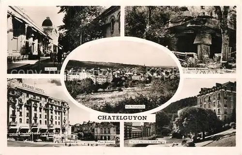 Chatelguyon Casino Source Marguerite Thermal Henry Castel Regina Place Brousson Chatelguyon