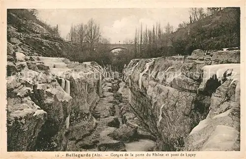 Bellegarde sur Valserine Gorges de la Perte du Rhone Bellegarde sur Valserine