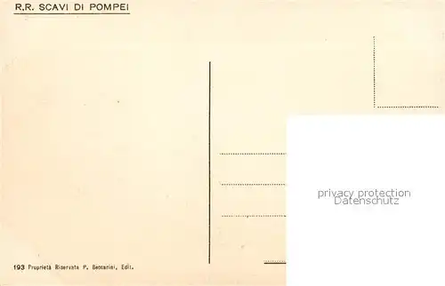 Pompei Ara del Tempio di Mercurio  Pompei