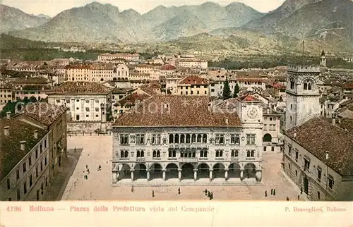 Belluno Piazza della Prefettura  Belluno
