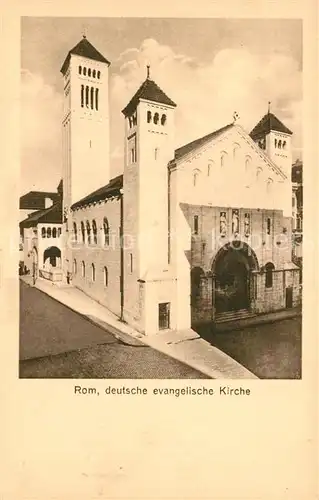 Rom_Roma Deutsche Evangelische Kirche  Rom_Roma