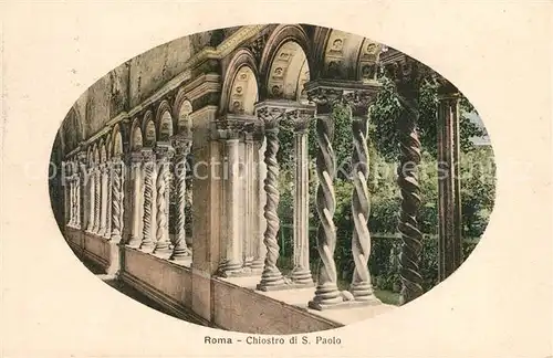 Roma_Rom Chiostro di San Paolo Roma_Rom